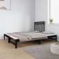 vidaXL Tagesbett Ausziehbar Schwarz 2x(90x190) cm Massivholz Kiefer vidaXL Tagesbett Ausziehbar Schwarz 2x(90x190) cm Massivholz Kiefer