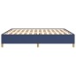 vidaXL Boxspringbett Blau 160x200 cm Stoff vidaXL Boxspringbett Blau 160x200 cm Stoff