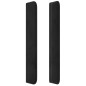vidaXL LED Kopfteil Schwarz 103x16x118/128 cm Samt vidaXL LED Kopfteil Schwarz 103x16x118/128 cm Samt