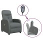 vidaXL Massagesessel mit Aufstehhilfe Dunkelgrau Stoff vidaXL Massagesessel mit Aufstehhilfe Dunkelgrau Stoff