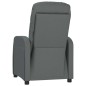 vidaXL Massagesessel mit Aufstehhilfe Dunkelgrau Stoff vidaXL Massagesessel mit Aufstehhilfe Dunkelgrau Stoff