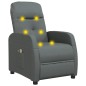 vidaXL Massagesessel mit Aufstehhilfe Dunkelgrau Stoff vidaXL Massagesessel mit Aufstehhilfe Dunkelgrau Stoff