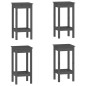 vidaXL 5-tlg. Bar-Set Grau Massivholz Kiefer vidaXL 5-tlg. Bar-Set Grau Massivholz Kiefer