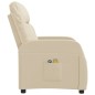 vidaXL Massagesessel mit Aufstehhilfe Creme Stoff vidaXL Massagesessel mit Aufstehhilfe Creme Stoff
