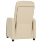 vidaXL Massagesessel mit Aufstehhilfe Creme Stoff vidaXL Massagesessel mit Aufstehhilfe Creme Stoff