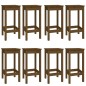 vidaXL 9-tlg. Bar-Set Honigbraun Massivholz Kiefer vidaXL 9-tlg. Bar-Set Honigbraun Massivholz Kiefer