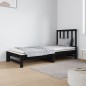 vidaXL Tagesbett Ausziehbar Schwarz 2x(90x190) cm Massivholz Kiefer vidaXL Tagesbett Ausziehbar Schwarz 2x(90x190) cm Massivholz Kiefer