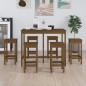 vidaXL 7-tlg. Bar-Set Honigbraun Massivholz Kiefer vidaXL 7-tlg. Bar-Set Honigbraun Massivholz Kiefer