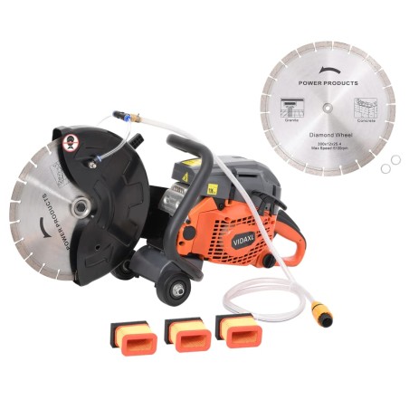 vidaXL Benzin-Betonsäge mit Sägeblatt 58 cc