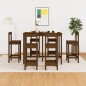 vidaXL 7-tlg. Bar-Set Honigbraun Massivholz Kiefer vidaXL 7-tlg. Bar-Set Honigbraun Massivholz Kiefer