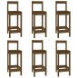 vidaXL 7-tlg. Bar-Set Honigbraun Massivholz Kiefer vidaXL 7-tlg. Bar-Set Honigbraun Massivholz Kiefer