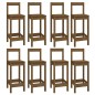 vidaXL 9-tlg. Bar-Set Honigbraun Massivholz Kiefer vidaXL 9-tlg. Bar-Set Honigbraun Massivholz Kiefer