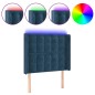 vidaXL LED Kopfteil Dunkelblau 103x16x118/128 cm Samt vidaXL LED Kopfteil Dunkelblau 103x16x118/128 cm Samt