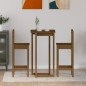 vidaXL 3-tlg. Bar-Set Honigbraun Massivholz Kiefer vidaXL 3-tlg. Bar-Set Honigbraun Massivholz Kiefer