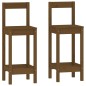vidaXL 3-tlg. Bar-Set Honigbraun Massivholz Kiefer vidaXL 3-tlg. Bar-Set Honigbraun Massivholz Kiefer