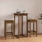 vidaXL 3-tlg. Bar-Set Honigbraun Massivholz Kiefer vidaXL 3-tlg. Bar-Set Honigbraun Massivholz Kiefer