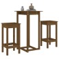 vidaXL 3-tlg. Bar-Set Honigbraun Massivholz Kiefer vidaXL 3-tlg. Bar-Set Honigbraun Massivholz Kiefer