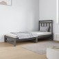 vidaXL Tagesbett Ausziehbar Grau 2x(90x190) cm Massivholz Kiefer vidaXL Tagesbett Ausziehbar Grau 2x(90x190) cm Massivholz Kiefer