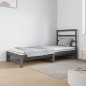 vidaXL Tagesbett Ausziehbar Grau 2x(90x190) cm Massivholz Kiefer vidaXL Tagesbett Ausziehbar Grau 2x(90x190) cm Massivholz Kiefer