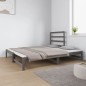 vidaXL Tagesbett Ausziehbar Grau 2x(90x190) cm Massivholz Kiefer vidaXL Tagesbett Ausziehbar Grau 2x(90x190) cm Massivholz Kiefer