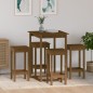 vidaXL 5-tlg. Bar-Set Honigbraun Massivholz Kiefer vidaXL 5-tlg. Bar-Set Honigbraun Massivholz Kiefer