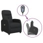 vidaXL Massagesessel mit Aufstehhilfe Schwarz Stoff vidaXL Massagesessel mit Aufstehhilfe Schwarz Stoff