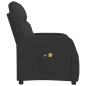 vidaXL Massagesessel mit Aufstehhilfe Schwarz Stoff vidaXL Massagesessel mit Aufstehhilfe Schwarz Stoff