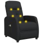 vidaXL Massagesessel mit Aufstehhilfe Schwarz Stoff vidaXL Massagesessel mit Aufstehhilfe Schwarz Stoff
