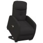vidaXL Massagesessel mit Aufstehhilfe Schwarz Stoff vidaXL Massagesessel mit Aufstehhilfe Schwarz Stoff