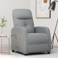 vidaXL Massagesessel mit Aufstehhilfe Hellgrau Stoff vidaXL Massagesessel mit Aufstehhilfe Hellgrau Stoff