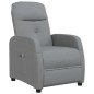 vidaXL Massagesessel mit Aufstehhilfe Hellgrau Stoff vidaXL Massagesessel mit Aufstehhilfe Hellgrau Stoff
