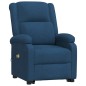 vidaXL Massagesessel mit Aufstehhilfe Blau Stoff vidaXL Massagesessel mit Aufstehhilfe Blau Stoff