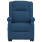 vidaXL Massagesessel mit Aufstehhilfe Blau Stoff vidaXL Massagesessel mit Aufstehhilfe Blau Stoff