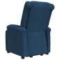 vidaXL Massagesessel mit Aufstehhilfe Blau Stoff vidaXL Massagesessel mit Aufstehhilfe Blau Stoff