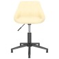 vidaXL Esszimmerstühle 2 Stk. Drehbar Creme Samt vidaXL Esszimmerstühle 2 Stk. Drehbar Creme Samt