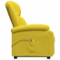 vidaXL Massagesessel mit Aufstehhilfe Hellgelb Stoff vidaXL Massagesessel mit Aufstehhilfe Hellgelb Stoff