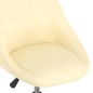 vidaXL Esszimmerstühle 2 Stk. Drehbar Creme Samt vidaXL Esszimmerstühle 2 Stk. Drehbar Creme Samt