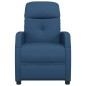 vidaXL Massagesessel mit Aufstehhilfe Blau Stoff vidaXL Massagesessel mit Aufstehhilfe Blau Stoff