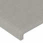vidaXL Bettgestell mit Kopfteil Hellgrau 120x200 cm Stoff vidaXL Bettgestell mit Kopfteil Hellgrau 120x200 cm Stoff