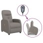 vidaXL Massagesessel mit Aufstehhilfe Taupe Stoff vidaXL Massagesessel mit Aufstehhilfe Taupe Stoff