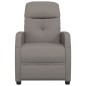 vidaXL Massagesessel mit Aufstehhilfe Taupe Stoff vidaXL Massagesessel mit Aufstehhilfe Taupe Stoff