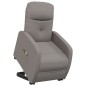 vidaXL Massagesessel mit Aufstehhilfe Taupe Stoff vidaXL Massagesessel mit Aufstehhilfe Taupe Stoff