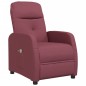 vidaXL Massagesessel mit Aufstehhilfe Weinrot Stoff vidaXL Massagesessel mit Aufstehhilfe Weinrot Stoff