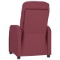 vidaXL Massagesessel mit Aufstehhilfe Weinrot Stoff vidaXL Massagesessel mit Aufstehhilfe Weinrot Stoff