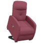 vidaXL Massagesessel mit Aufstehhilfe Weinrot Stoff vidaXL Massagesessel mit Aufstehhilfe Weinrot Stoff
