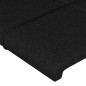 vidaXL Bettgestell mit Kopfteil Schwarz 90x200 cm Stoff vidaXL Bettgestell mit Kopfteil Schwarz 90x200 cm Stoff