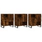 vidaXL Sideboards 3 Stk. Räuchereiche Holzwerkstoff vidaXL Sideboards 3 Stk. Räuchereiche Holzwerkstoff