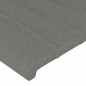 vidaXL Bettgestell mit Kopfteil Dunkelgrau 90x200 cm Stoff vidaXL Bettgestell mit Kopfteil Dunkelgrau 90x200 cm Stoff