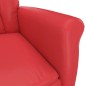 Massagesessel Rot Kunstleder Massagesessel Rot Kunstleder