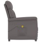 Massagesessel Grau Kunstleder Massagesessel Grau Kunstleder